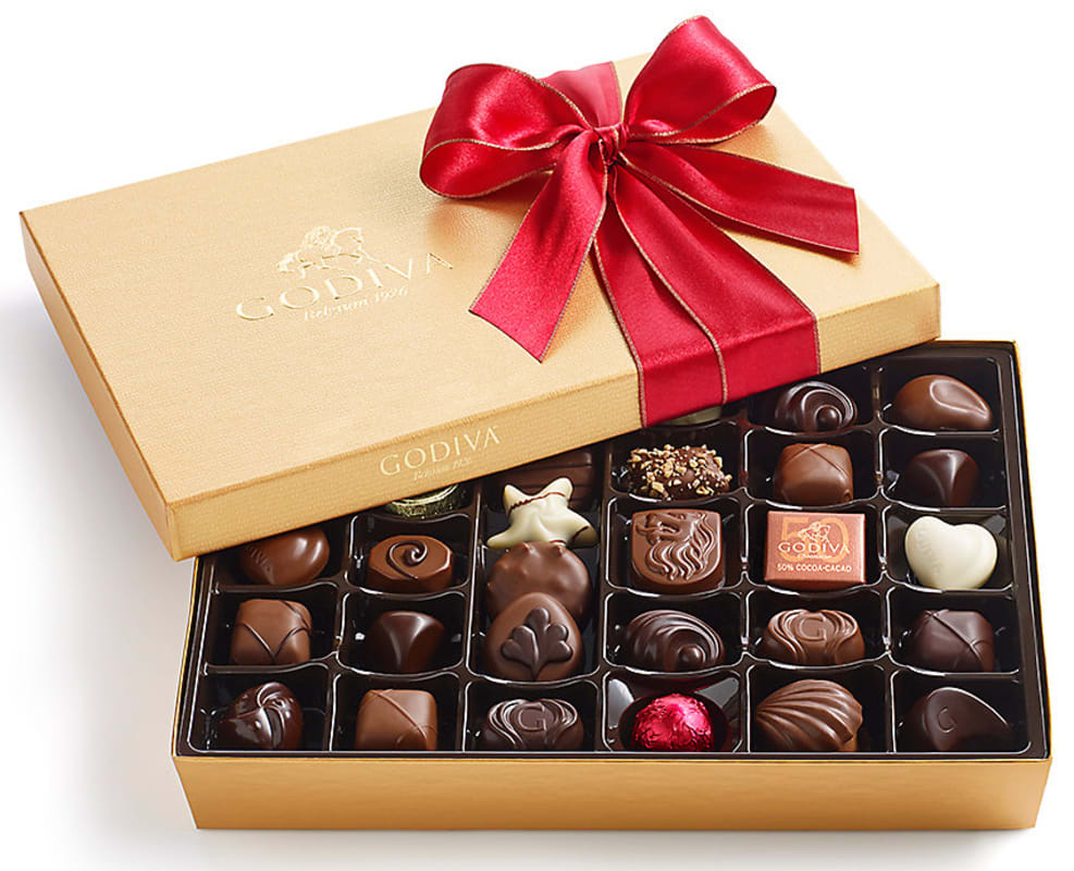 Godiva 36 pc Holiday Gold Ballotin Gift Product Image