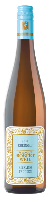 Robert Weil Rheingau Riesling Trocken 2018 Front Bottle Shot