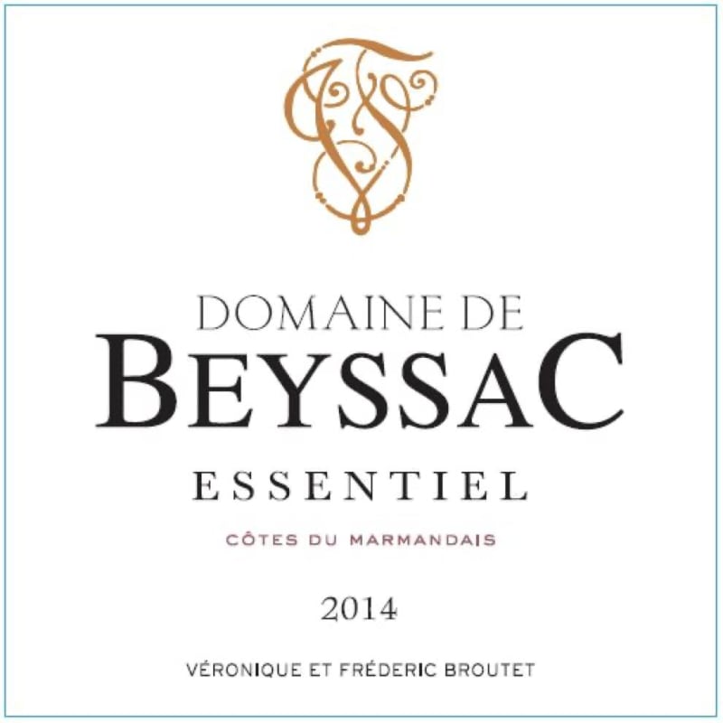 Domaine de Beyssac Domaine de Beyssac L'Essentiel 2014 Front Label