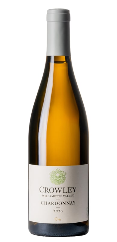 Crowley Willamette Valley Chardonnay 2023 Front Bottle Shot