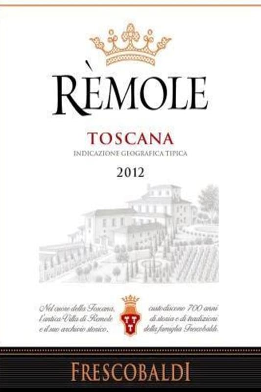 Frescobaldi Remole 2012 Front Label