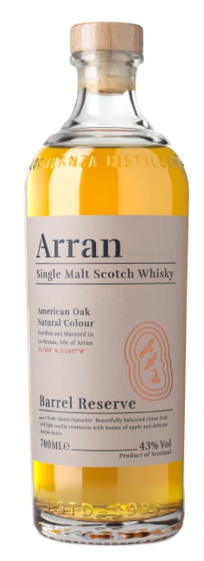 Arran Barrel Reserve Single Malt Scotch Whisky Front Bottle Shot