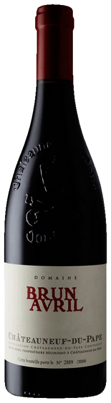 Brun Avril Chateauneuf-du-Pape 2020 Front Bottle Shot