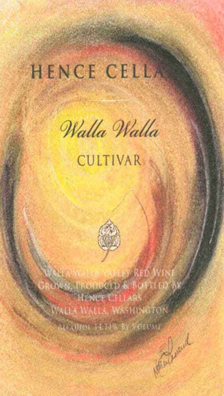 Hence Cellars Cultivar 2013 Front Label