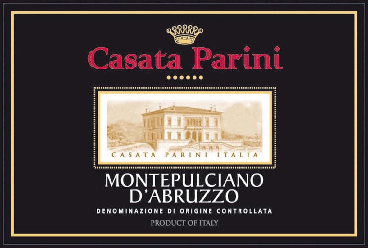 Casata Parini Montepulciano d'Abruzzo 2016 Front Label