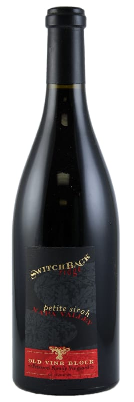 Switchback Ridge Petite Sirah Old Vine Block Peterson Family Vineyard 2011 Front Bottle Shot