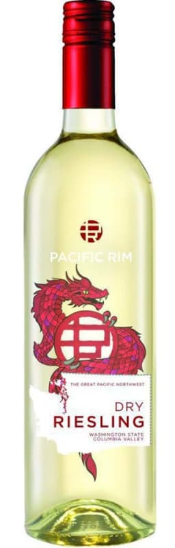 Pacific Rim Dry Riesling 2020 Front Bottle Shot