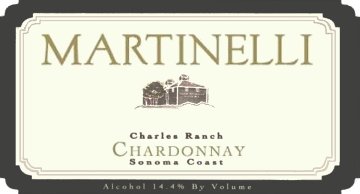 Martinelli Charles Ranch Chardonnay 2002 Front Label