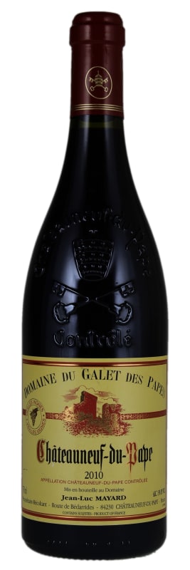 Domaine du Galet des Papes Chateauneuf-du-Pape 2010 Front Bottle Shot