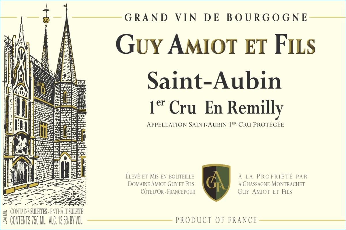 Guy Amiot Saint Aubin En Remilly 2014 Front Label