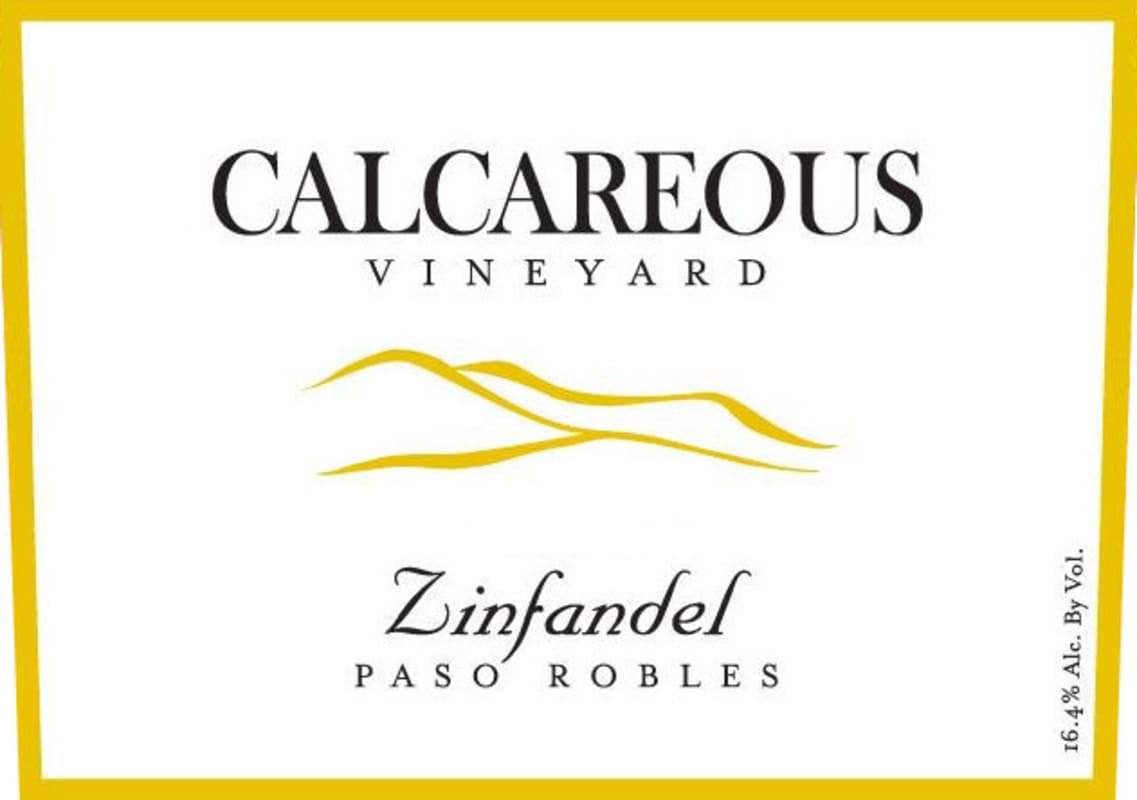Calcareous Vineyard Zinfandel 2010 Front Label