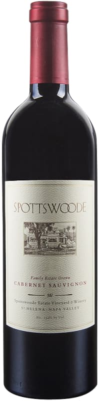 Spottswoode Cabernet Sauvignon 2014 Front Bottle Shot