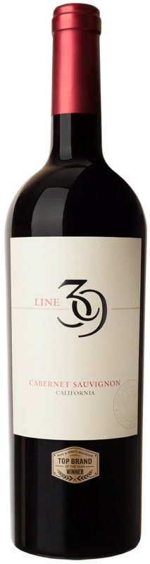 Line 39 Cabernet Sauvignon 2016 Front Bottle Shot