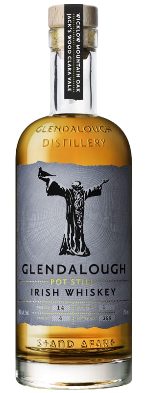 Glendalough Pot Still Irish Whiskey Front Bottle Shot