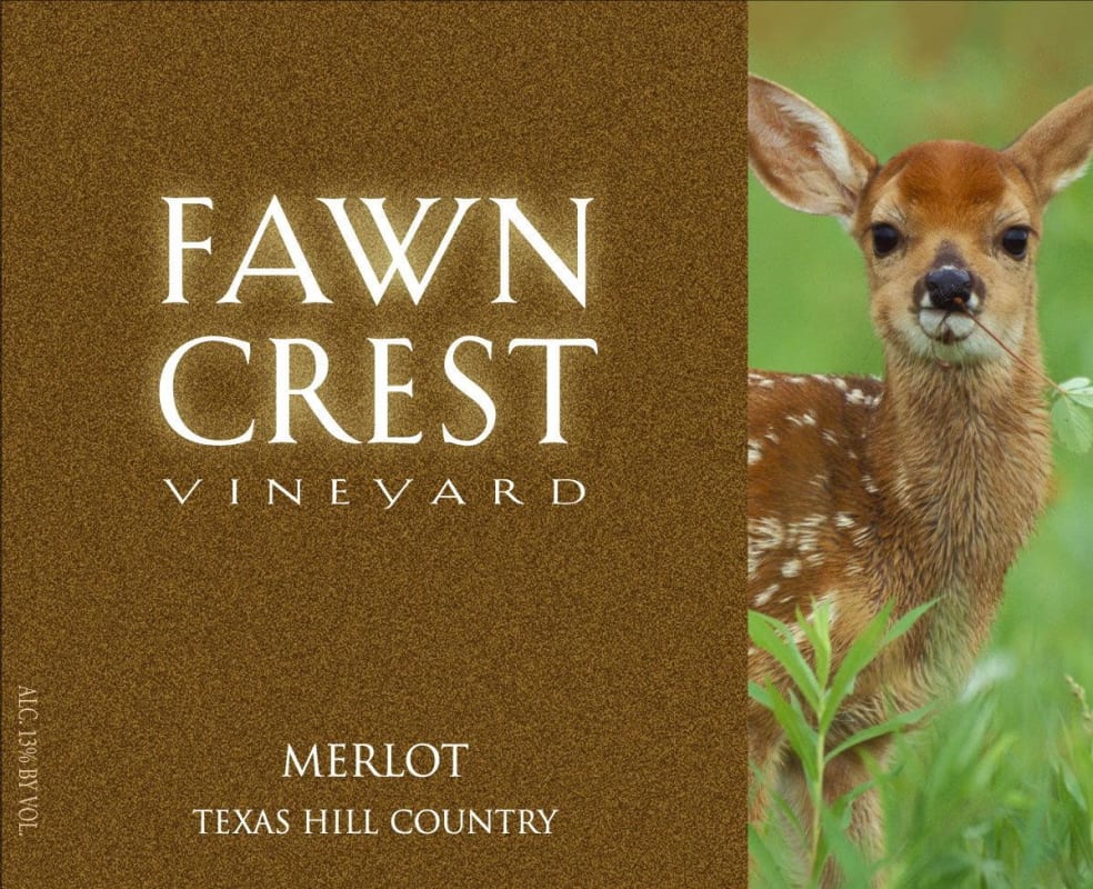 Fawncrest Vineyard Merlot 2013 Front Label