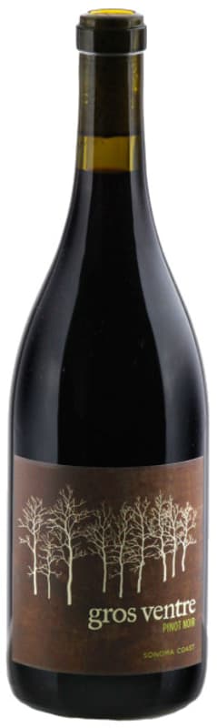 Gros Ventre Cellars Sonoma Coast Pinot Noir 2019 Front Bottle Shot