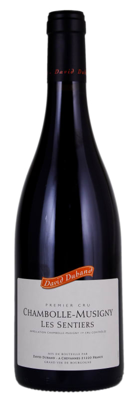 David Duband Chambolle-Musigny Les Sentiers Premier Cru 2009 Front Bottle Shot