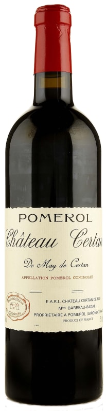 Chateau Certan de May 2019 Front Bottle Shot