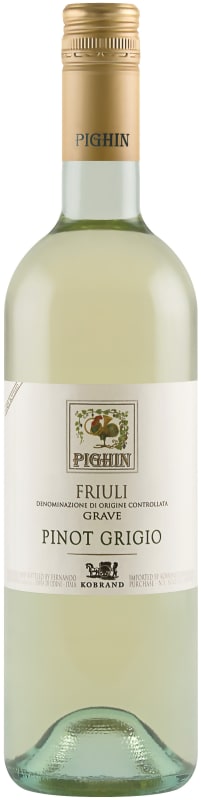 Pighin Pinot Grigio 2016 Front Bottle Shot