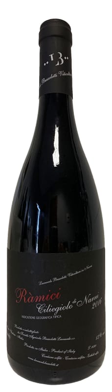 Leonardo Bussoletti Ramici Ciliegiolo di Narni 2016 Front Bottle Shot