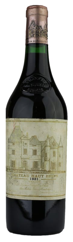Chateau Haut-Brion 1981 Front Bottle Shot