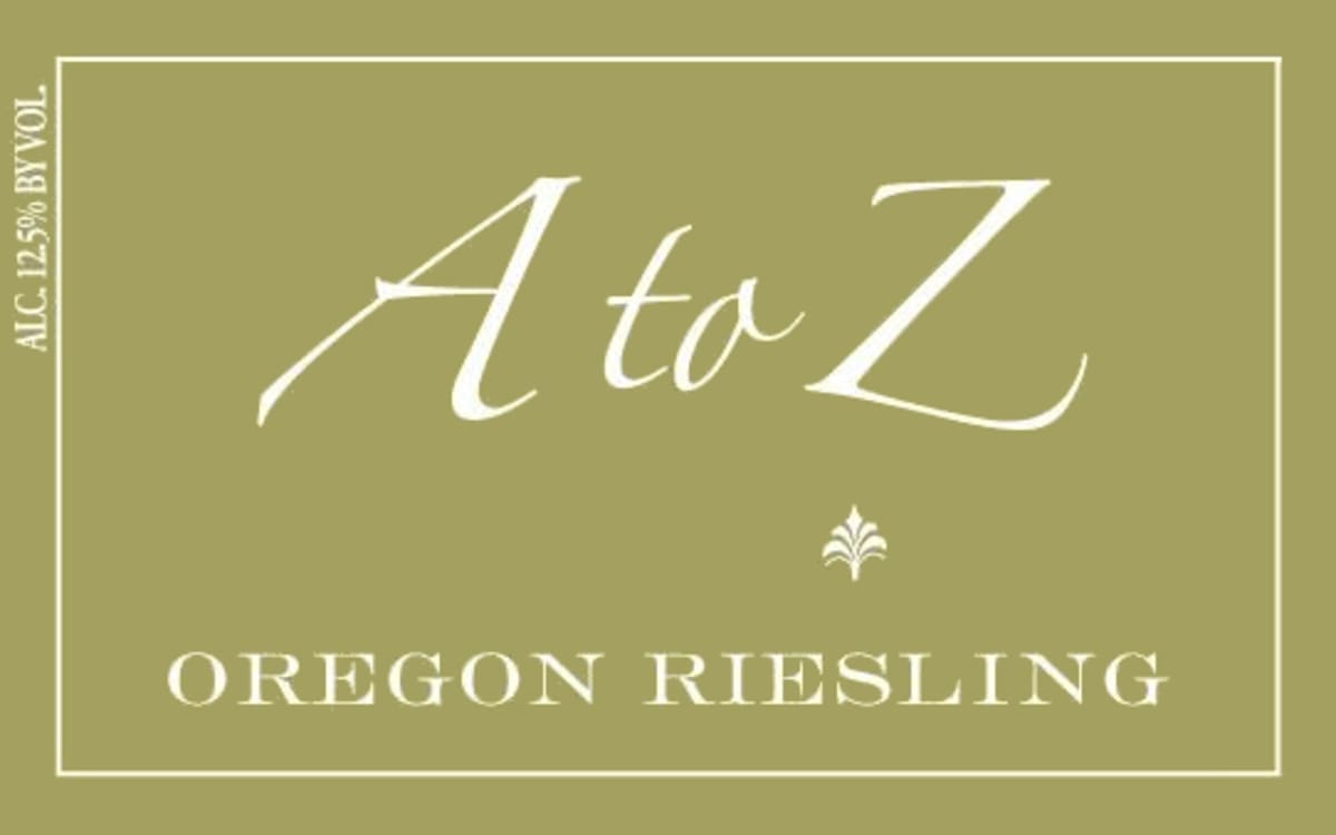 A to Z Riesling 2008 Front Label