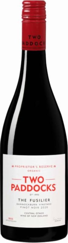 Two Paddocks Fusilier Pinot Noir 2020 Front Bottle Shot