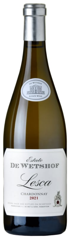 De Wetshof Lesca Chardonnay 2021 Front Bottle Shot