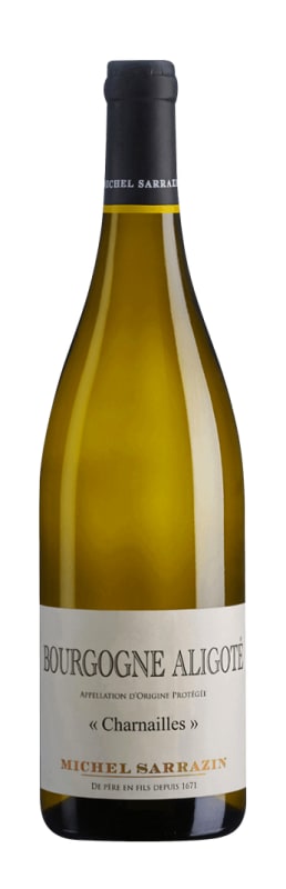 Domaine Sarrazin Bourgogne Aligote Charnailles 2018 Front Bottle Shot