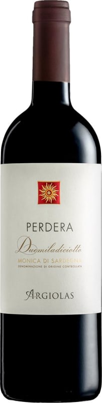 Argiolas Perdera 2022 Front Bottle Shot