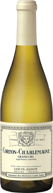 Louis Jadot Corton-Charlemagne Grand Cru Domaine Des Heritiers 2021 Front Bottle Shot