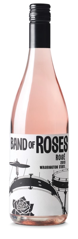 Charles Smith Wines Band of Roses Rose 2019 Front Bottle Shot