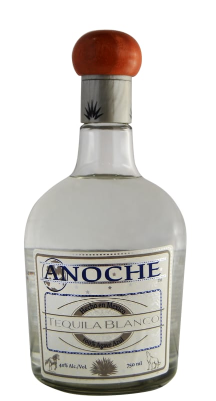 Anoche Agave Tequila Blanco (OU Kosher) Front Bottle Shot