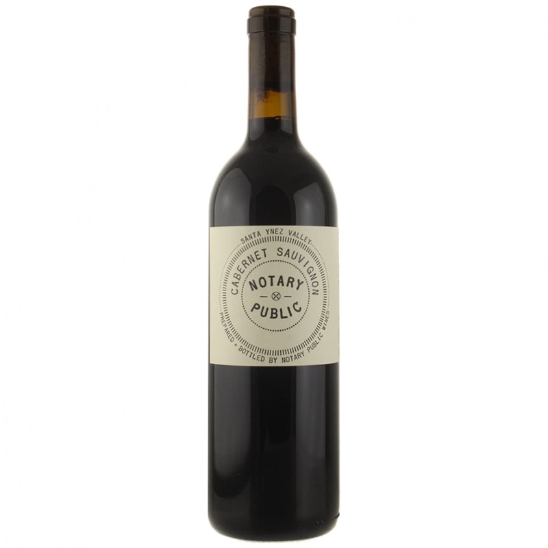 Notary Public Santa Ynez Valley Cabernet Sauvignon 2015 Front Bottle Shot