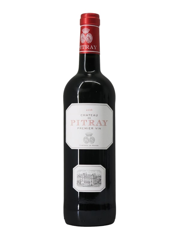 Chateau Pitray 2016 Front Bottle Shot