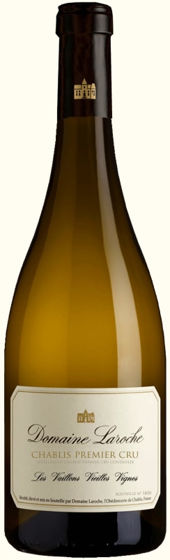Domaine Laroche Chablis Les Vaudevey Premier Cru 2015 Front Bottle Shot