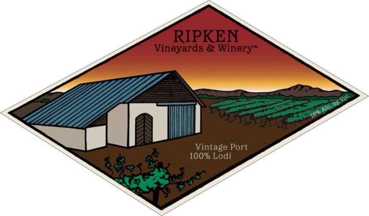 Ripken Vineyards & Winery Vintage Port 2008 Front Label