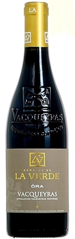 Domaine de la Verde Vacqueyras Ora 2015 Front Bottle Shot