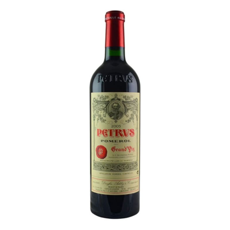 Chateau Petrus 2005 Front Bottle Shot