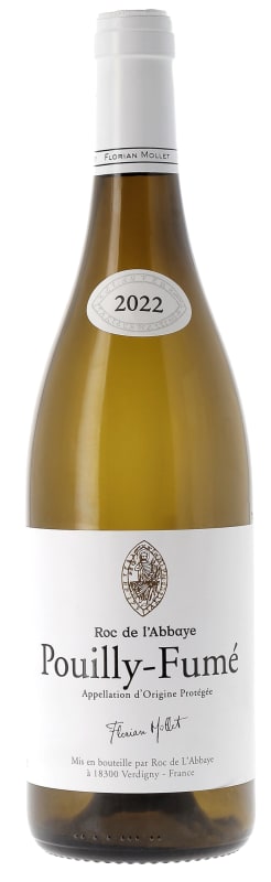 Roc de l'Abbaye Pouilly-Fume 2022 Front Bottle Shot