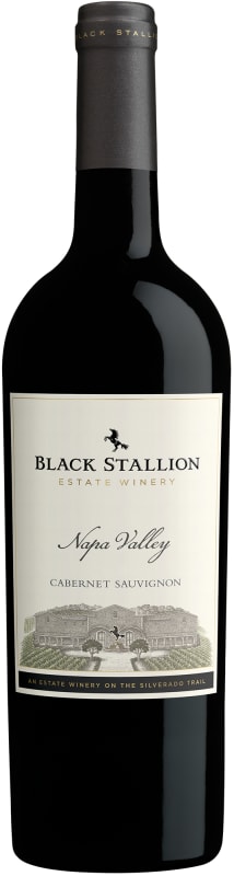Black Stallion Winery Cabernet Sauvignon 2017 Front Bottle Shot