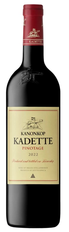 Kanonkop Kadette Pinotage 2022 Front Bottle Shot