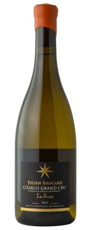 Julien Brocard Chablis Preuses Grand Cru 2021 Front Bottle Shot