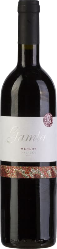 Gamla Merlot (OU Kosher) 2021 Front Bottle Shot