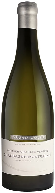Bruno Colin Chassagne-Montrachet Les Vergers Premier Cru 2015 Front Bottle Shot