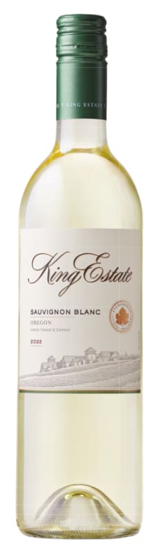 King Estate Sauvignon Blanc 2022 Front Bottle Shot