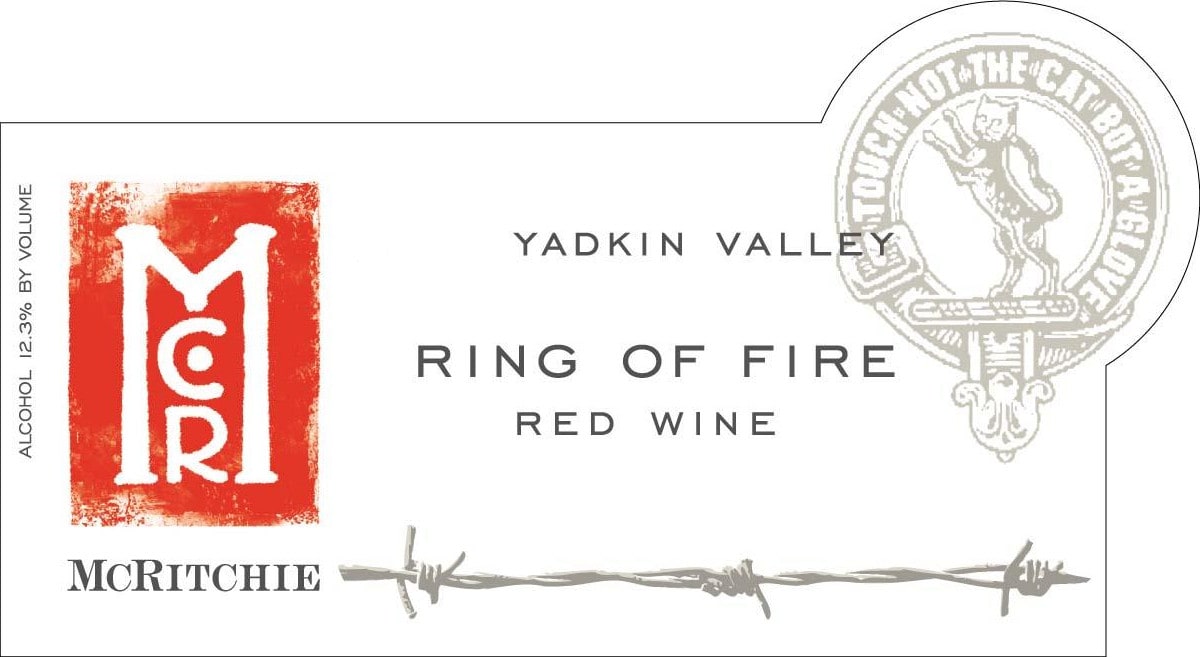 McRitchie Winery & Ciderworks Ring of Fire Red 2007 Front Label