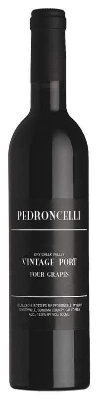 Pedroncelli Four Grapes Vintage Port (500ML) 2011 Front Bottle Shot