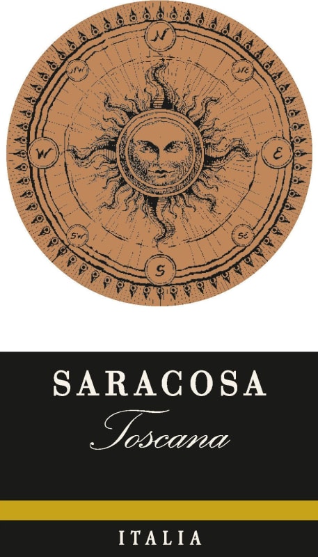 Saracosa Rosso di Toscana 2019 Front Label