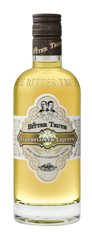The Bitter Truth Elderflower Liqueur Front Bottle Shot